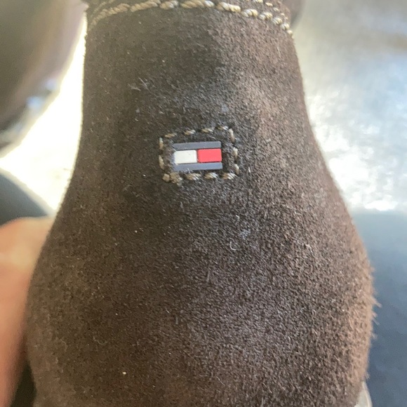 Tommy Hilfiger Knee High Brown Suede Boots - Picture 7 of 7